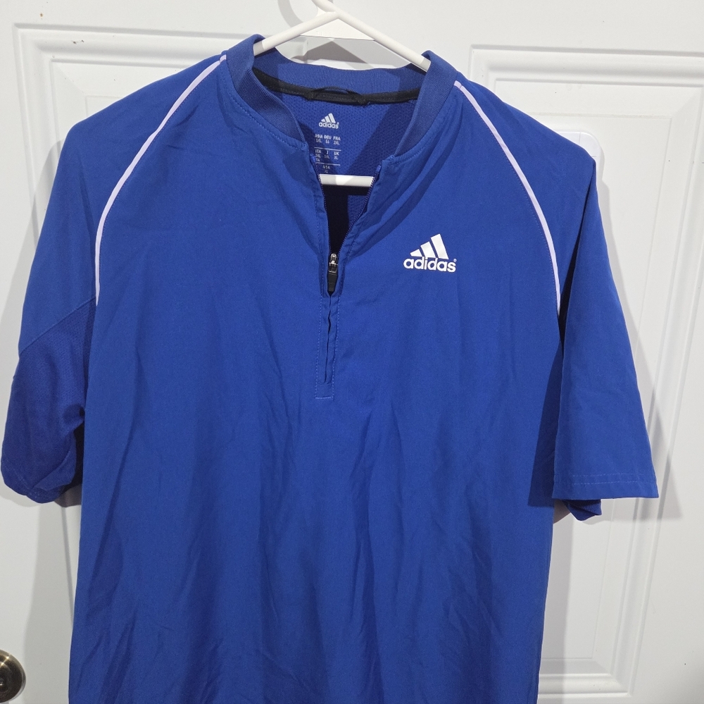 Adidas Men's Royal Blue Polo Shirt